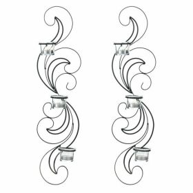 Accent Plus Flourishing Candle Sconce Pair