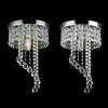 Modern K9 Crystal Raindrop Chandelier Ceiling Light Fixture Pendant Lamp E12