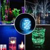 4x Waterproof Underwater Led Lights w/Remote for Swimming Pool Fountain Hot tube