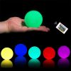 Underwater RGB LED Floating Ball Lamp Drift Light Garden Swimming Pool Decor 8cm  Floating Pool Lights   YJ