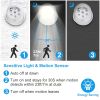 Wireless LED Spotlight 90 Degree Motion Sensor Night Lamp 360Â°Rotate Cordless Stairs Lights Battery Operated