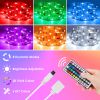 LED Strip Lights 16.4FT 150 LEDs RGB Color Changing Lamp IP65 Waterproof 5050 LED Dimmable LED Decorative Lights