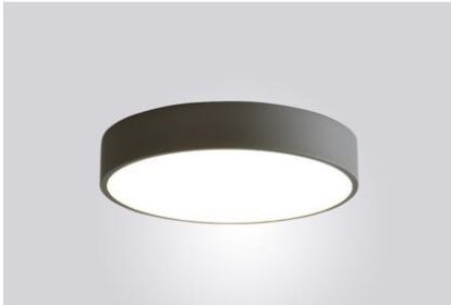 Nordic balcony ceiling lamp corridor hallway lamp LED round bedroom cloakroom kitchen bathroom lamps (Color: Gray)