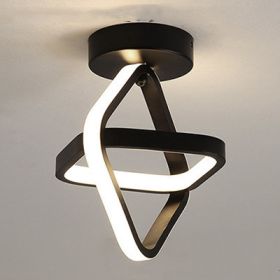 Simple and modern ceiling light (Color: Black B)