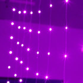 Holiday Lights Christmas Lights Room Decoration Romantic Star Lights (Color: Purple)