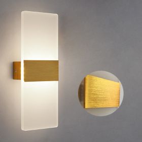 LED bedside lamp (Color: Gold)