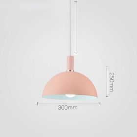 Color pot cover Chandelier Lampshade (Color: Pink)