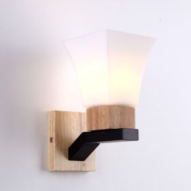 Modern creative household solid wood lamp (Color: B)