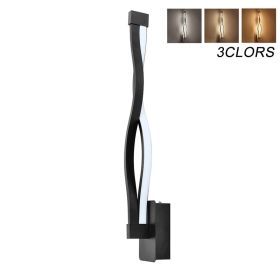 Nordic style wall light (Color: Wave Black 3 colors)