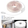 6.56ft/2m LED Strip Light 110V IP65 Waterproof 2500LM Dimmable Rope Light SMD 5050 6000K Cold White Warm